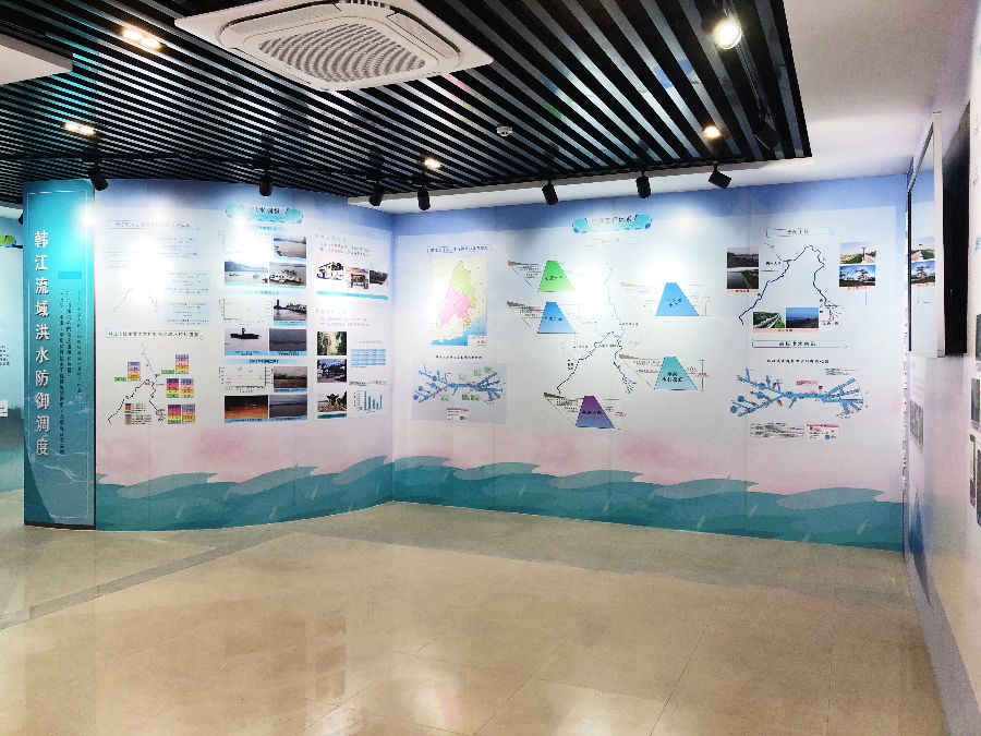 韩江流域水情教育展示厅——韩江流域洪水防御调度展区